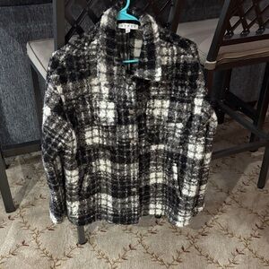 HYFVE Monochrome Plaid Jacket
